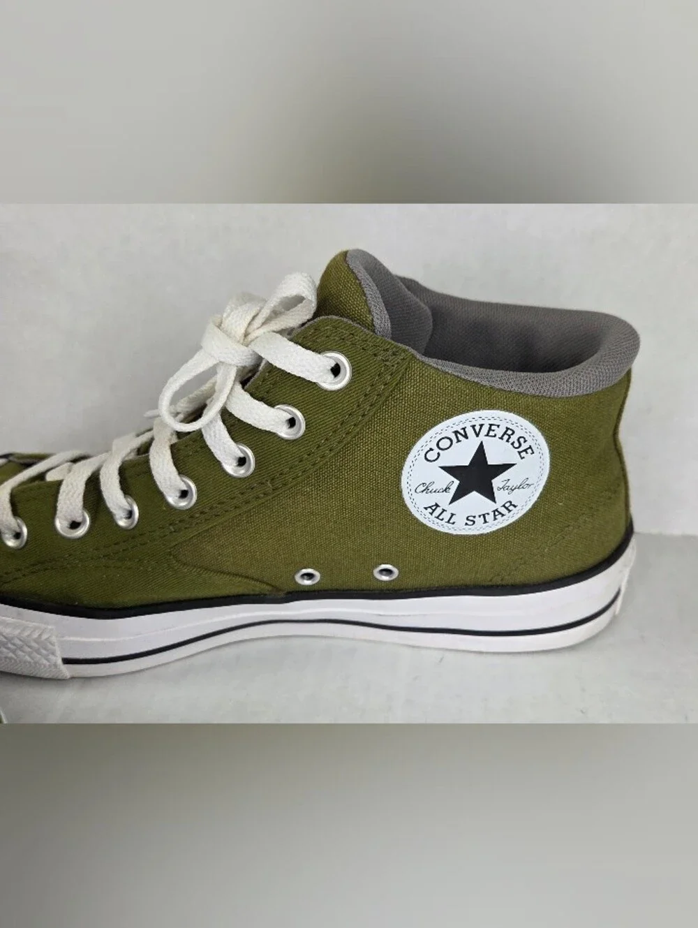 Converse Chuck Taylor All Star Malden Street Mid Tops Shoes Olive Green Size 10